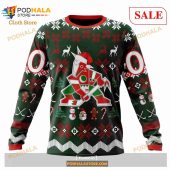 Custom Nhl Arizona Coyotes Women Men Christmas Is Coming Shirt Hoodie 3d 6.jpg - demo10