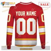Custom Nhl Atlanta Flames Calgary Flames 70s Vintage Home Shirt Hoodie 3d 7.jpg - demo10