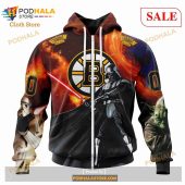 Custom Nhl Boston Bruins Design X Star War Shirt Hoodie 3d 2.jpg - demo10