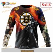 Custom Nhl Boston Bruins Design X Star War Shirt Hoodie 3d 6.jpg - demo10