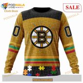 Custom Nhl Boston Bruins Fearless Aganst Autism Shirt Hoodie 3d 6.jpg - demo10