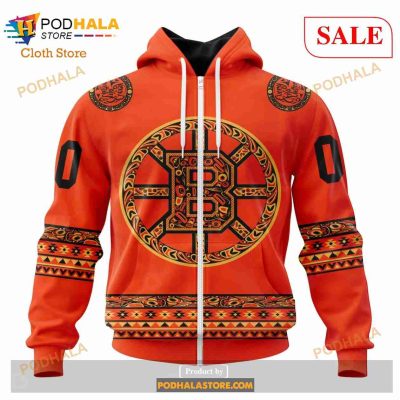 Custom NHL Boston Bruins National Day For Truth And Reconciliation Shirt Hoodie 3D
