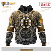 Custom Nhl Boston Bruins Norse Viking Symbols Shirt Hoodie 3d 1.jpg - demo10