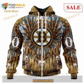Custom Nhl Boston Bruins Special Native Costume Design Shirt Hoodie 3d 2.jpg - demo10