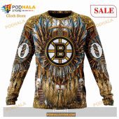 Custom Nhl Boston Bruins Special Native Costume Design Shirt Hoodie 3d 6.jpg - demo10