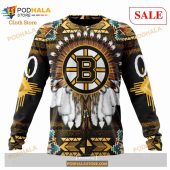 Custom Nhl Boston Bruins Special Native Costume Shirt Hoodie 3d 6.jpg - demo10