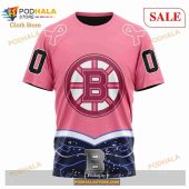 Custom Nhl Boston Bruins Unisex For Hockey Fights Cancer Shirt Hoodie 3d 8.jpg - demo10