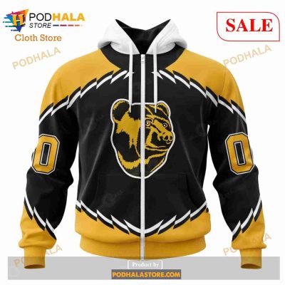 Custom NHL Boston Bruins Unisex With Retro Concepts Shirt Hoodie 3D