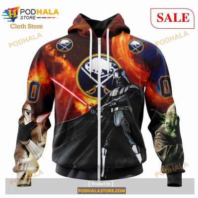 Custom NHL Buffalo Sabres Design X Star War Shirt Hoodie 3D