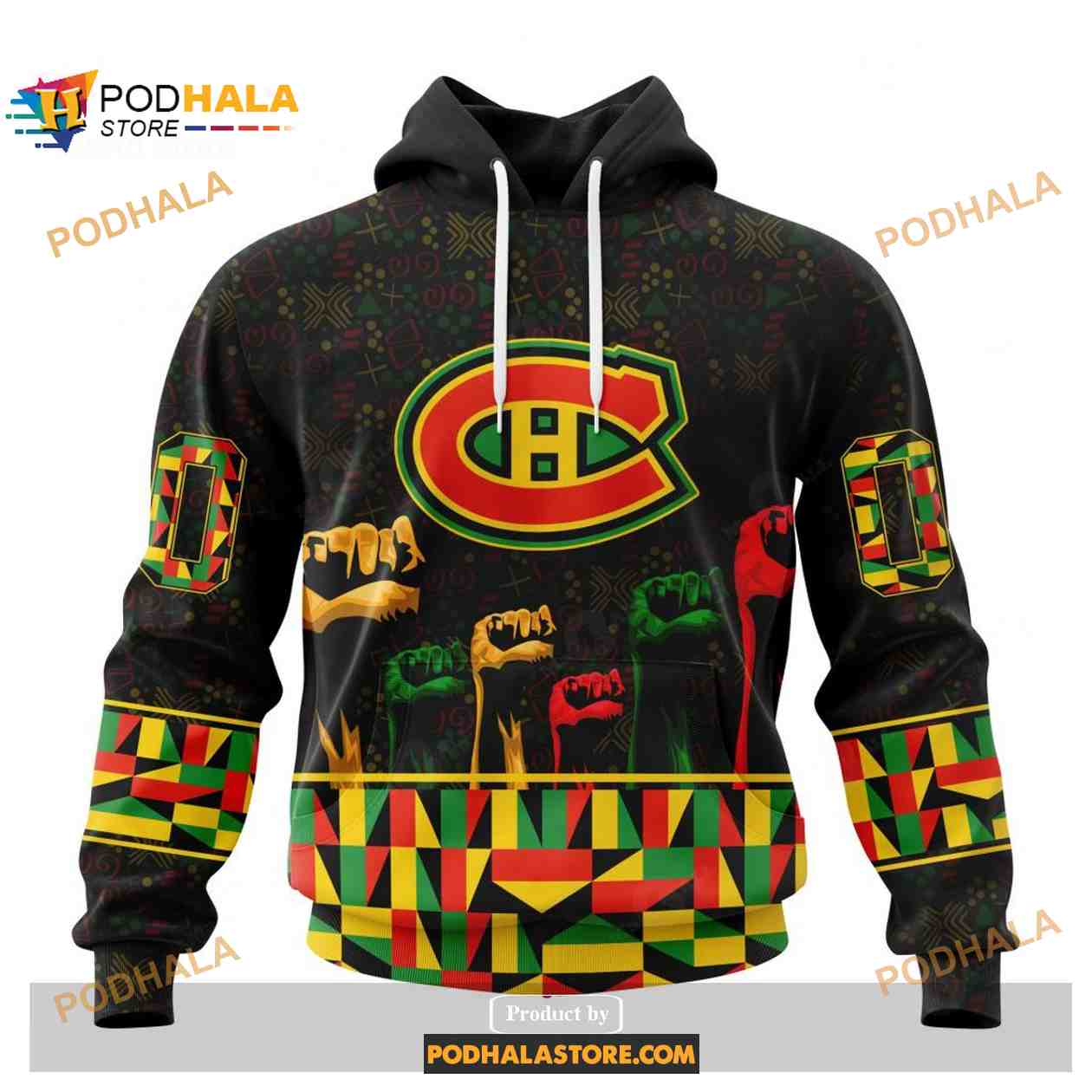 Custom NHL Montreal Canadiens Celebrate Black History Month Shirt Hoodie 3D Custom NHL Montreal Canadiens Celebrate Black History Month Shirt Hoodie 3D