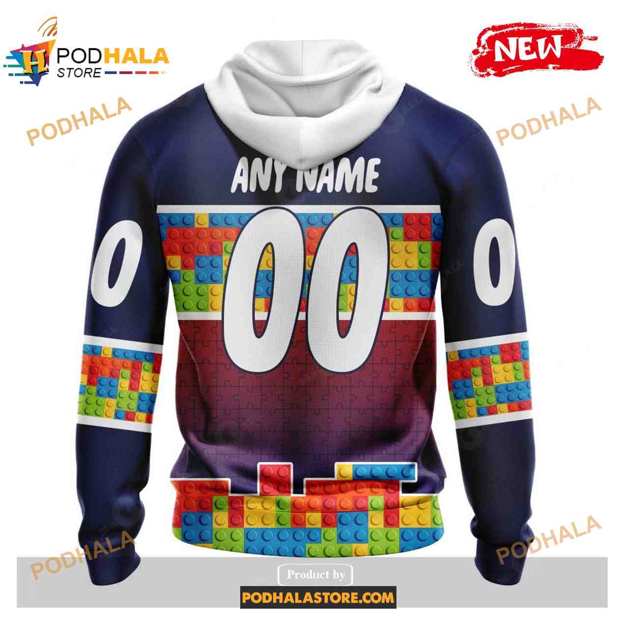 Custom NHL Montreal Canadiens Puzzle Game Gradients Full Color Shirt Hoodie 3D Custom NHL Montreal Canadiens Puzzle Game Gradients Full Color Shirt Hoodie 3D