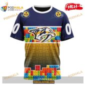 Custom Nhl Nashville Predators Puzzle Game Gradients Full Color Shirt Hoodie 3d 3.jpg - demo10