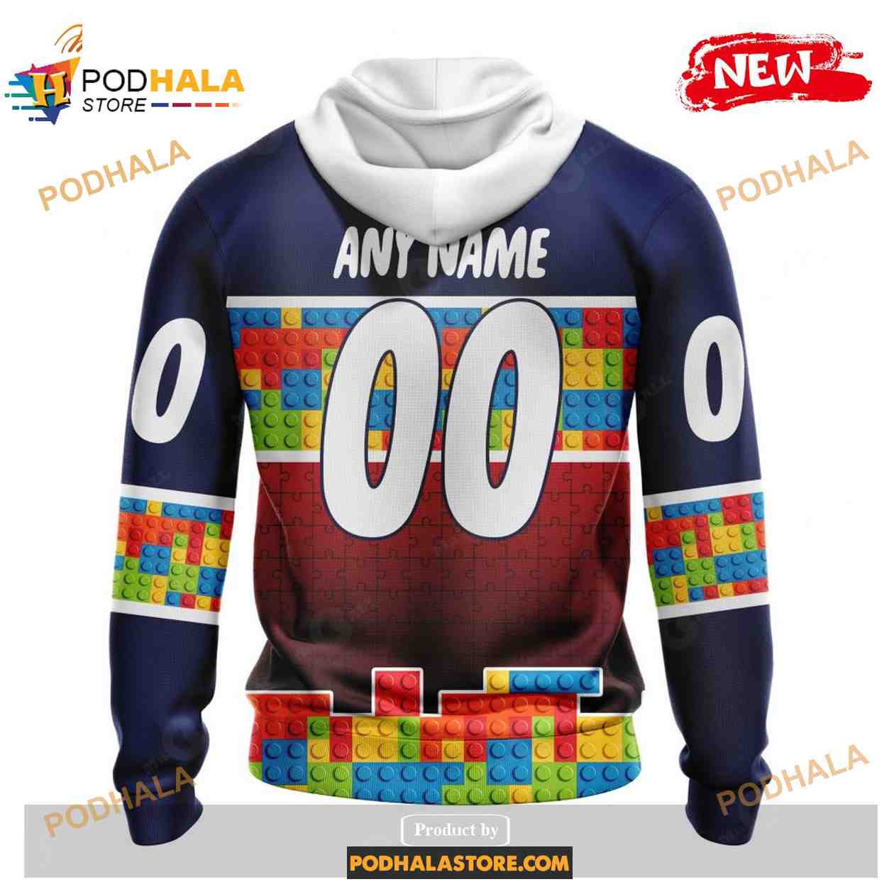 Custom NHL New Jersey Devils Puzzle Game Gradients Full Color Shirt Hoodie 3D Custom NHL New Jersey Devils Puzzle Game Gradients Full Color Shirt Hoodie 3D