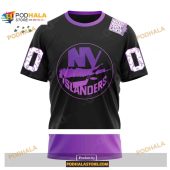 Custom Nhl New York Islanders Black Hockey Fights Cancer Shirt Hoodie 3d 3.jpg - demo10
