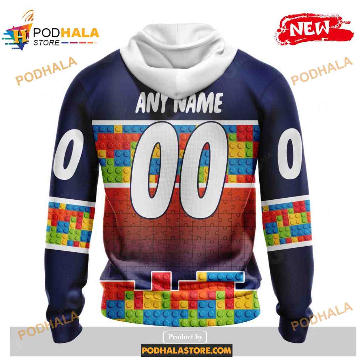 Custom NHL New York Islanders Puzzle Game Gradients Full Color Shirt Hoodie 3D Custom NHL New York Islanders Puzzle Game Gradients Full Color Shirt Hoodie 3D