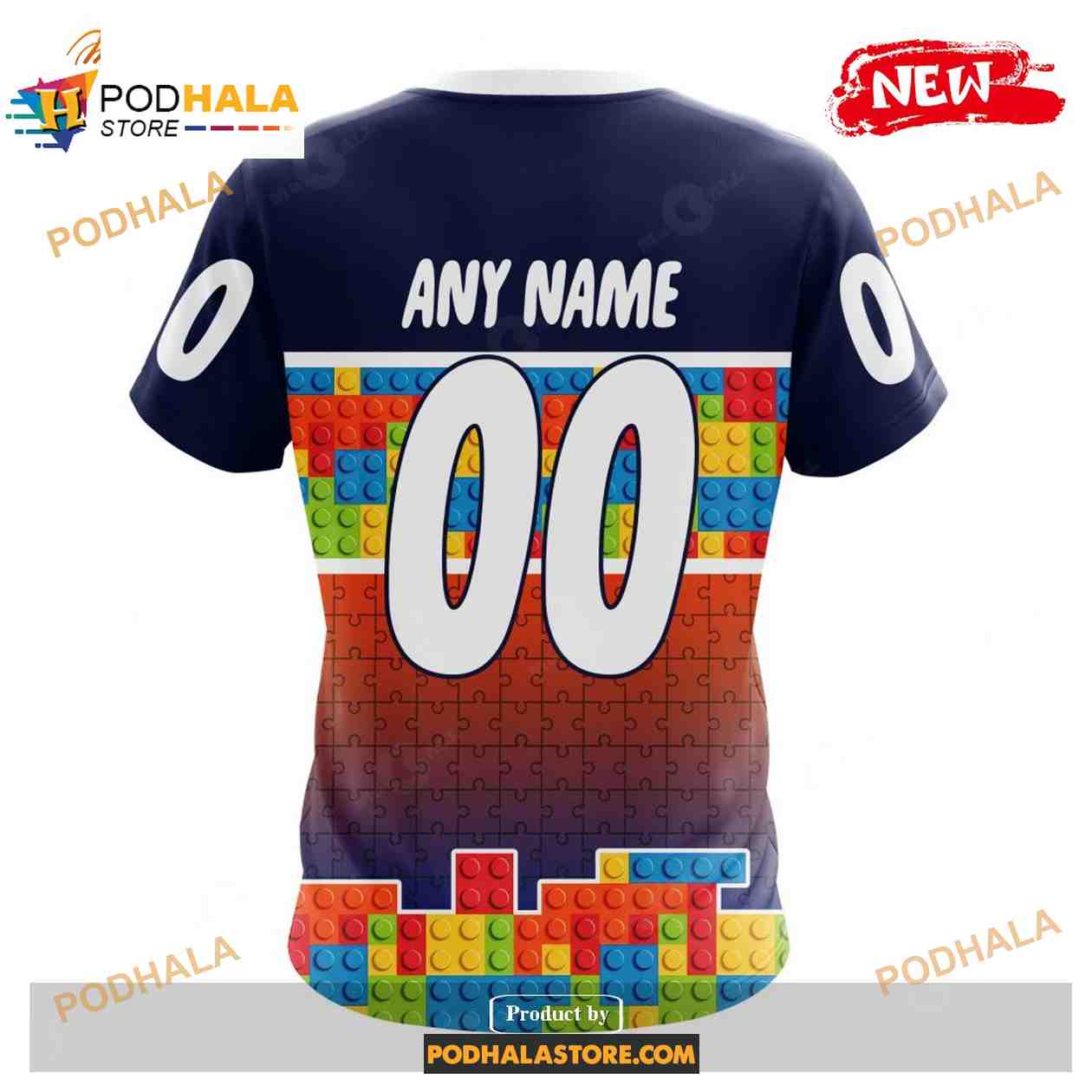 Custom NHL New York Islanders Puzzle Game Gradients Full Color Shirt Hoodie 3D Custom NHL New York Islanders Puzzle Game Gradients Full Color Shirt Hoodie 3D