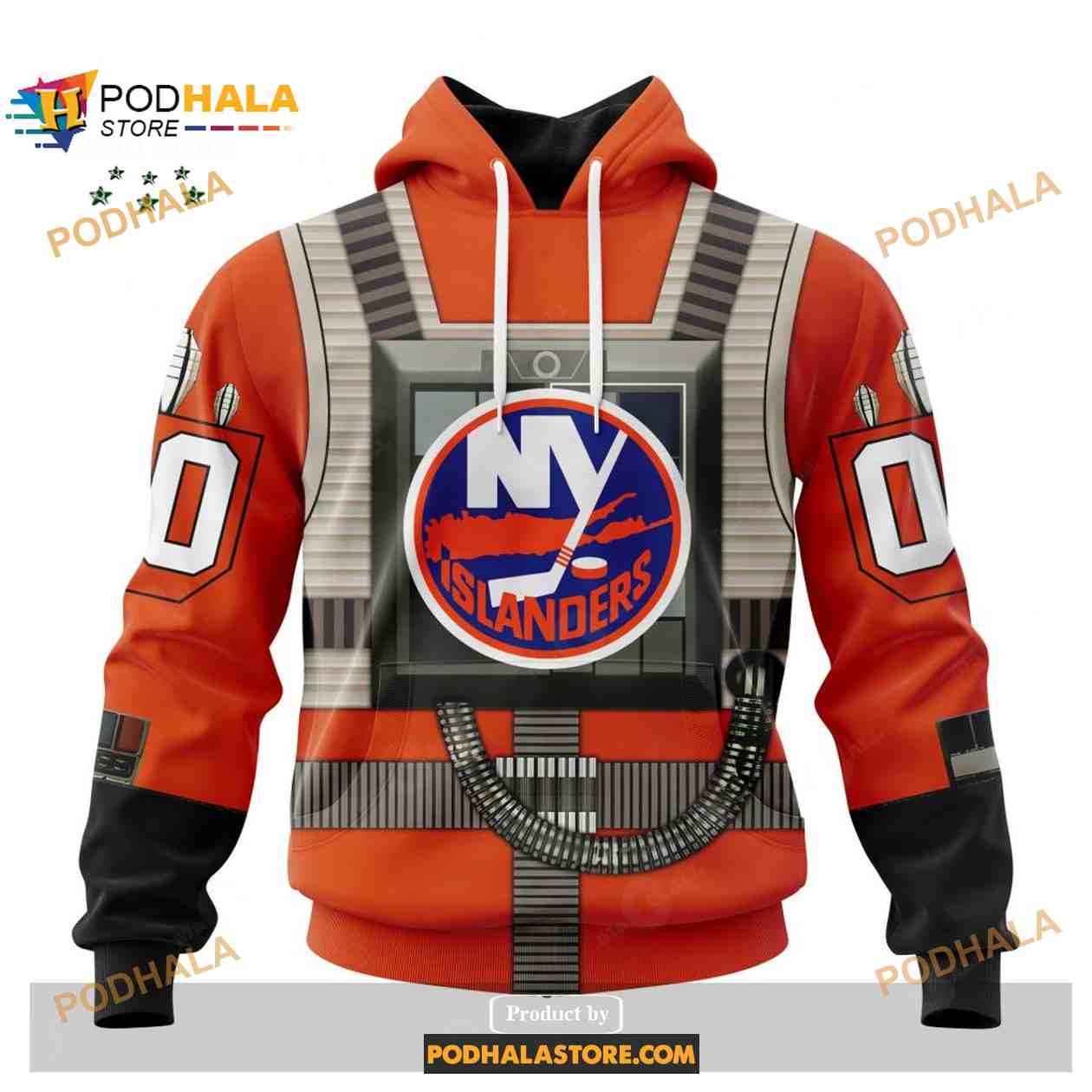 Custom NHL New York Islanders Star Wars Rebel Pilot Design Shirt Hoodie 3D Custom NHL New York Islanders Star Wars Rebel Pilot Design Shirt Hoodie 3D