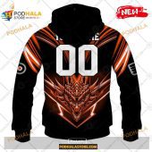 Custom Nhl Philadelphia Flyers Dragon Design Shirt Hoodie 3d 3.jpg - demo10