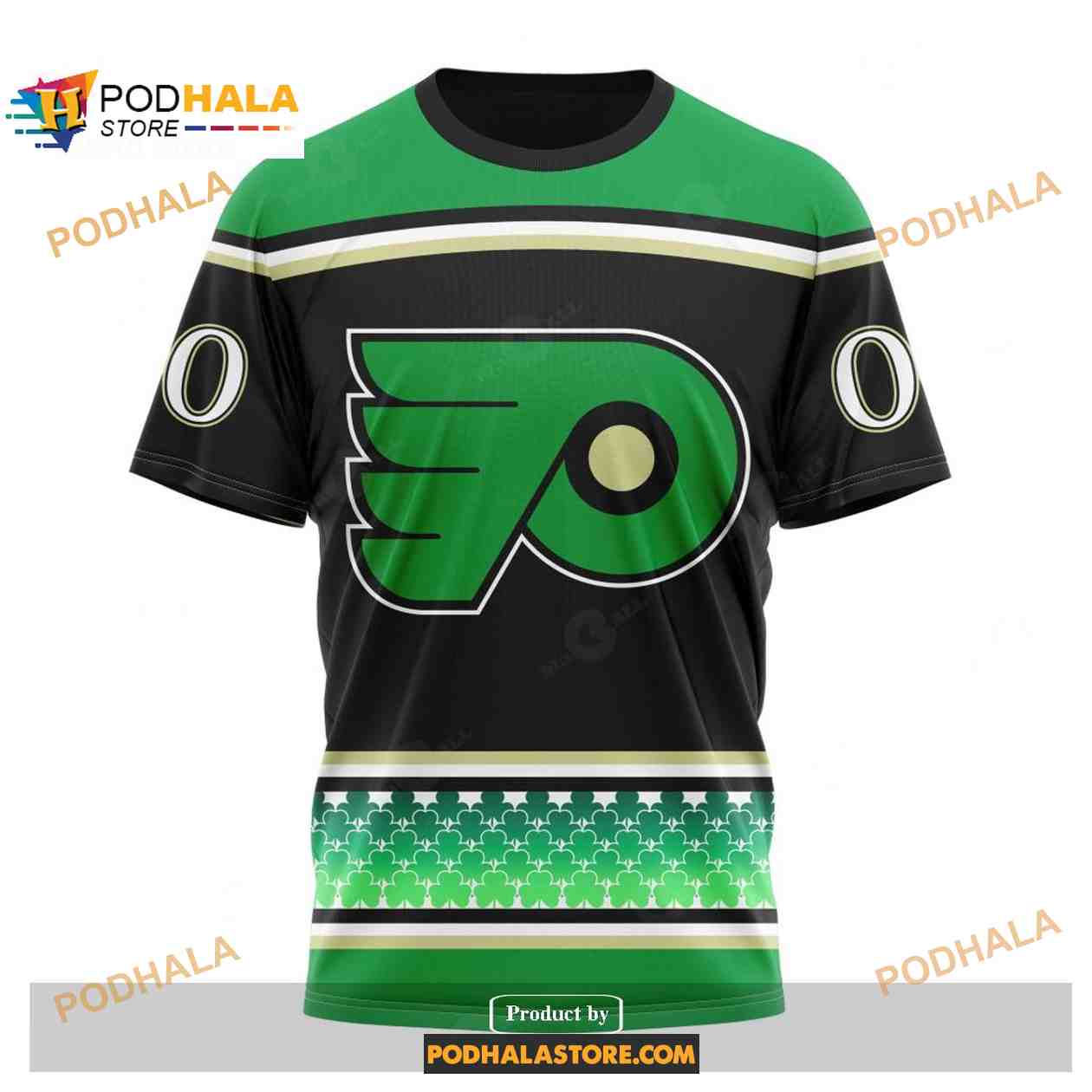 Custom NHL Philadelphia Flyers Hockey Patricks Day Shirt Hoodie 3D Custom NHL Philadelphia Flyers Hockey Patricks Day Shirt Hoodie 3D