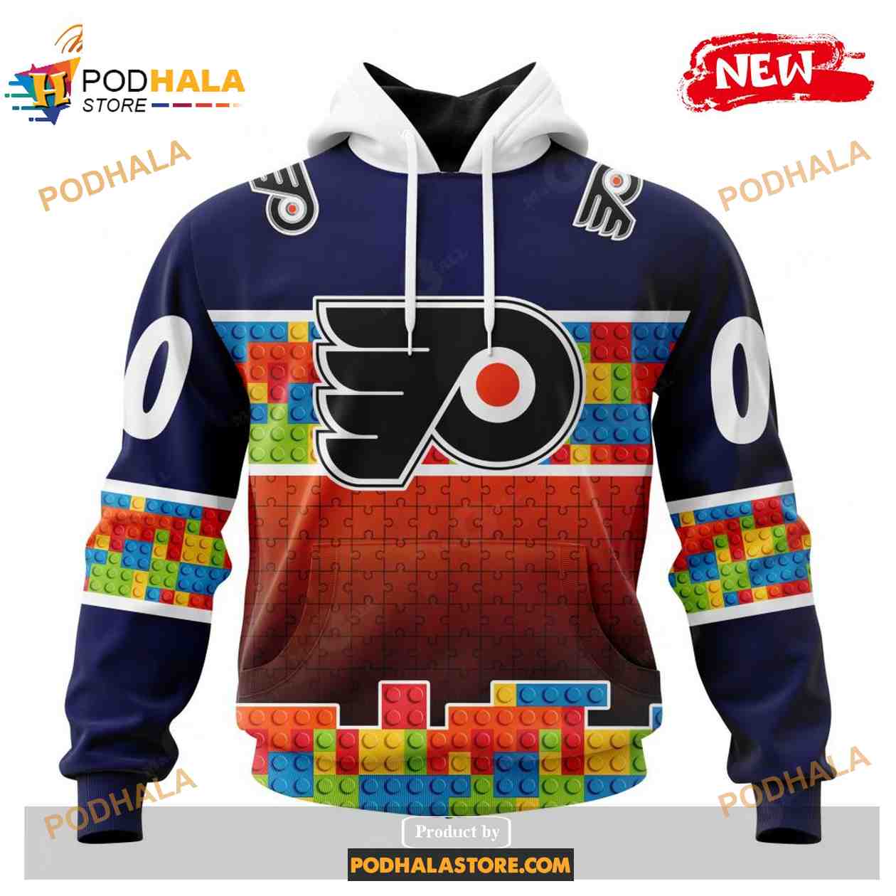 Custom NHL Philadelphia Flyers Puzzle Game Gradients Full Color Shirt Hoodie 3D Custom NHL Philadelphia Flyers Puzzle Game Gradients Full Color Shirt Hoodie 3D