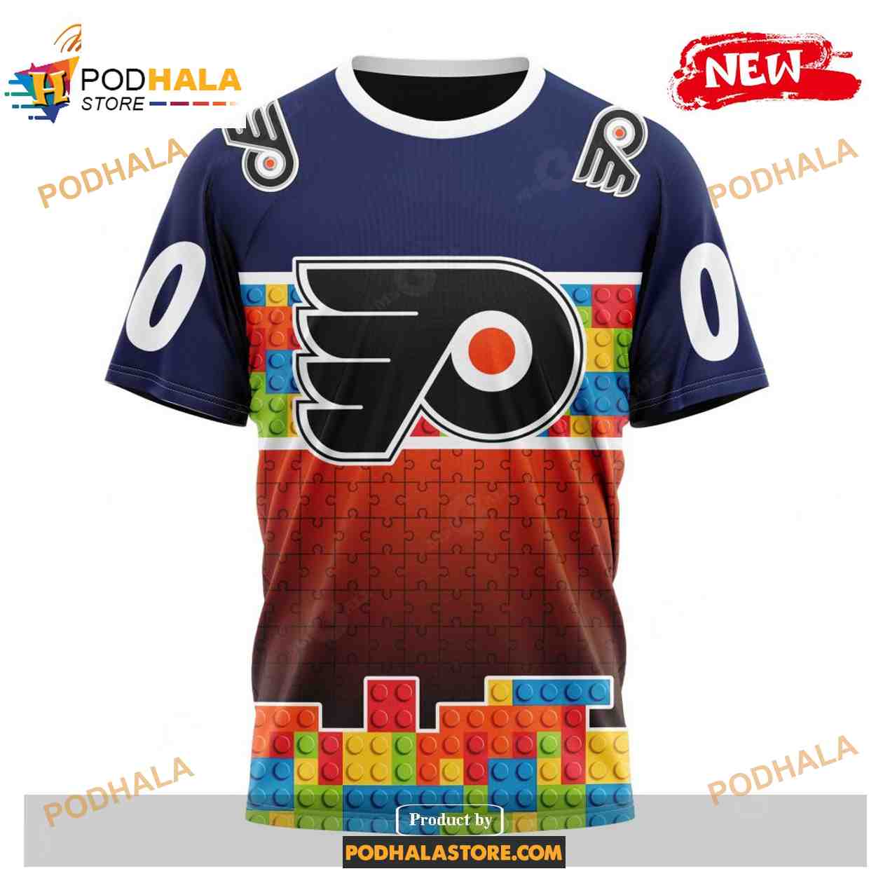 Custom NHL Philadelphia Flyers Puzzle Game Gradients Full Color Shirt Hoodie 3D Custom NHL Philadelphia Flyers Puzzle Game Gradients Full Color Shirt Hoodie 3D