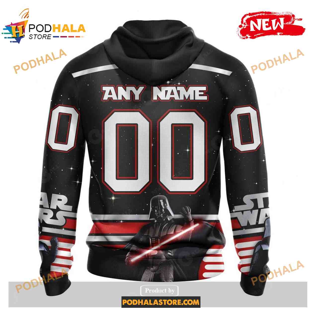 Custom NHL Philadelphia Flyers Star Wars Black Design Shirt Hoodie 3D Custom NHL Philadelphia Flyers Star Wars Black Design Shirt Hoodie 3D