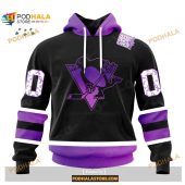 Custom Nhl Pittsburgh Penguins Black Hockey Fights Cancer Shirt Hoodie 3d 1.jpg - demo10