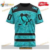 Custom Nhl Pittsburgh Penguins Blue Design Fight Ovarian Cancer Shirt Hoodie 3d 3.jpg - demo10