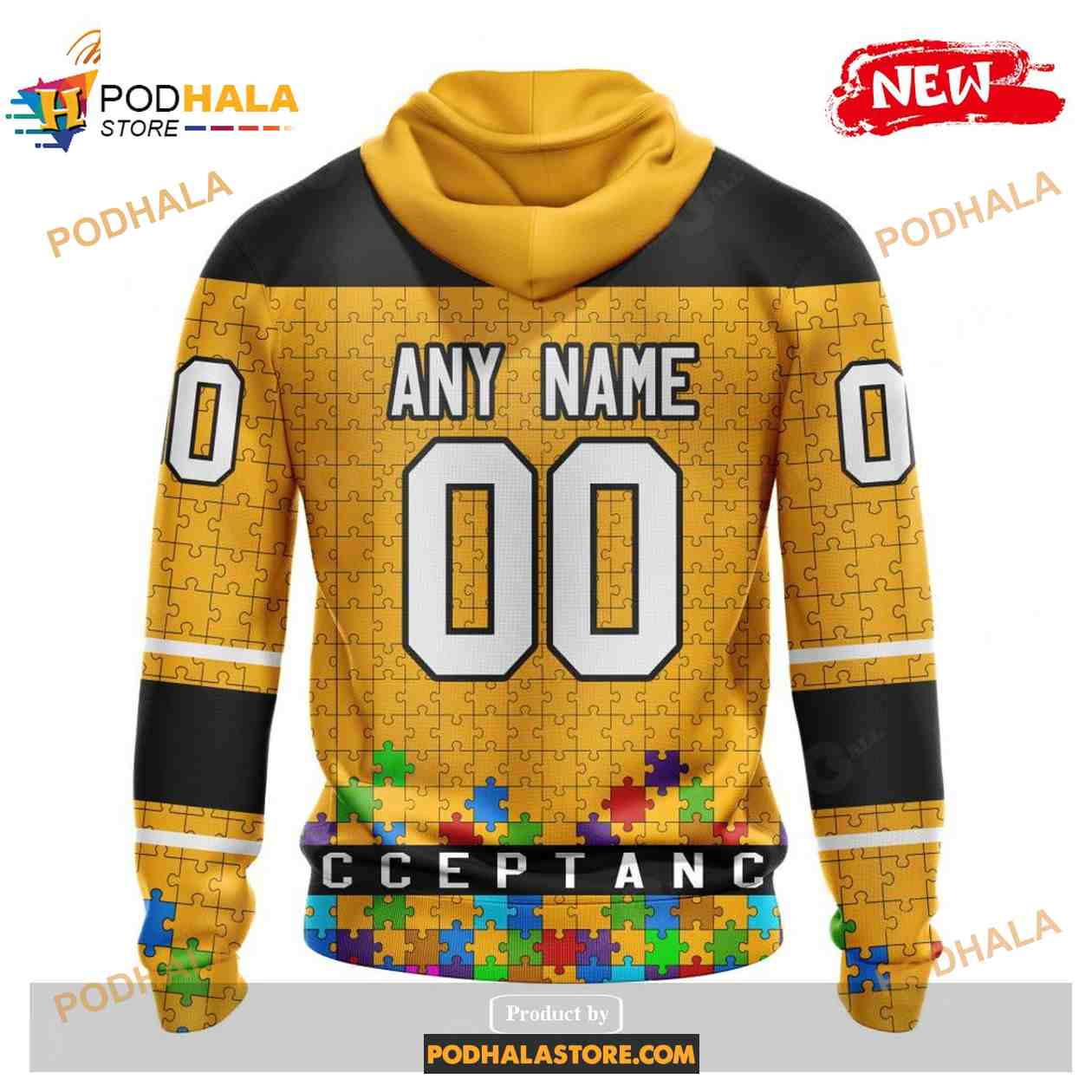 Custom NHL Pittsburgh Penguins Kits Hockey Fights Against Autism Yellow Design Shirt Hoodie 3D Custom NHL Pittsburgh Penguins Kits Hockey Fights Against Autism Yellow Design Shirt Hoodie 3D