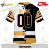 Custom Nhl Pittsburgh Penguins Mix Color Jersey 2023 Shirt Hoodie 3d 4.jpg - demo10