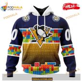 Custom Nhl Pittsburgh Penguins Puzzle Game Gradients Full Color Shirt Hoodie 3d 1.jpg - demo10
