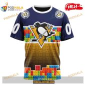 Custom Nhl Pittsburgh Penguins Puzzle Game Gradients Full Color Shirt Hoodie 3d 3.jpg - demo10