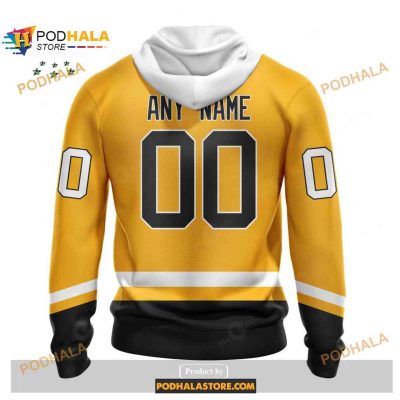 Custom NHL Pittsburgh Penguins Reverse Retro Redesign Shirt Hoodie 3D