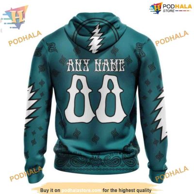Custom NHL San Jose Sharks Hoodie 3D, Grateful Dead Design Shirt