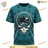 Custom Nhl San Jose Sharks Hoodie 3d Grateful Dead Design Shirt 3.jpg - demo10