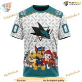 Custom Nhl San Jose Sharks Hoodie 3d Pawpatrol Design Shirt 3.jpg - demo10