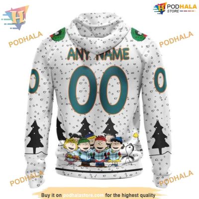 Custom NHL San Jose Sharks Hoodie 3D, Peanuts Design Shirt