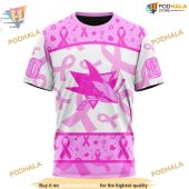 Custom Nhl San Jose Sharks Hoodie 3d Pink October Breast Cancer Awareness Month Shirt 3.jpg - demo10
