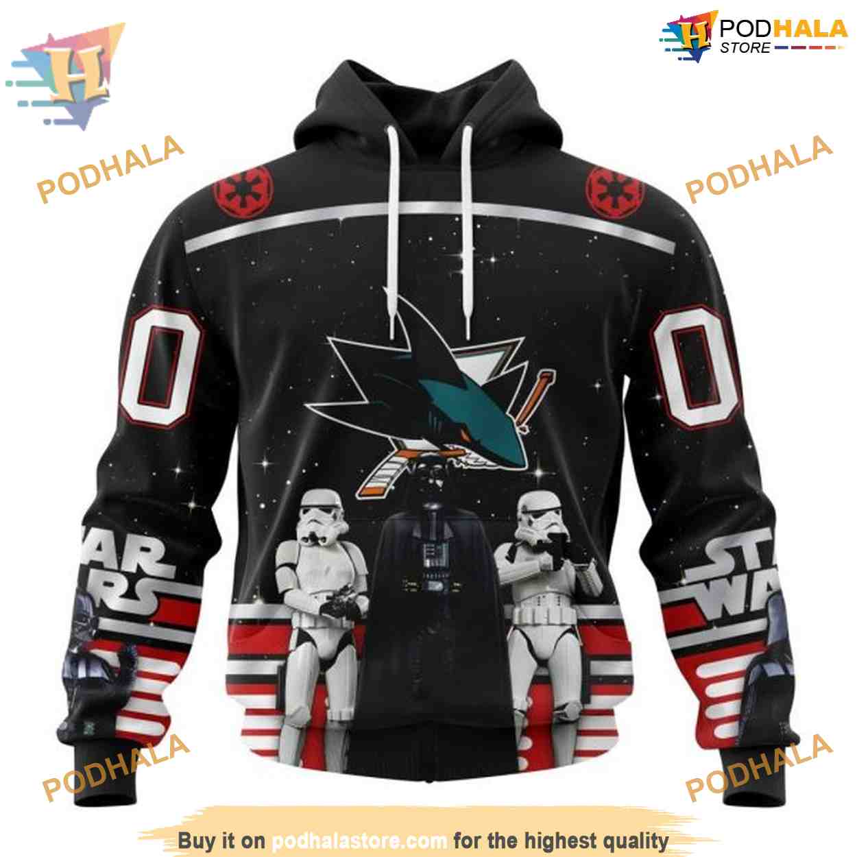 Custom NHL San Jose Sharks Hoodie 3D, Star Wars Design May The 4th Be With You Shirt Custom NHL San Jose Sharks Hoodie 3D, Star Wars Design May The 4th Be With You Shirt