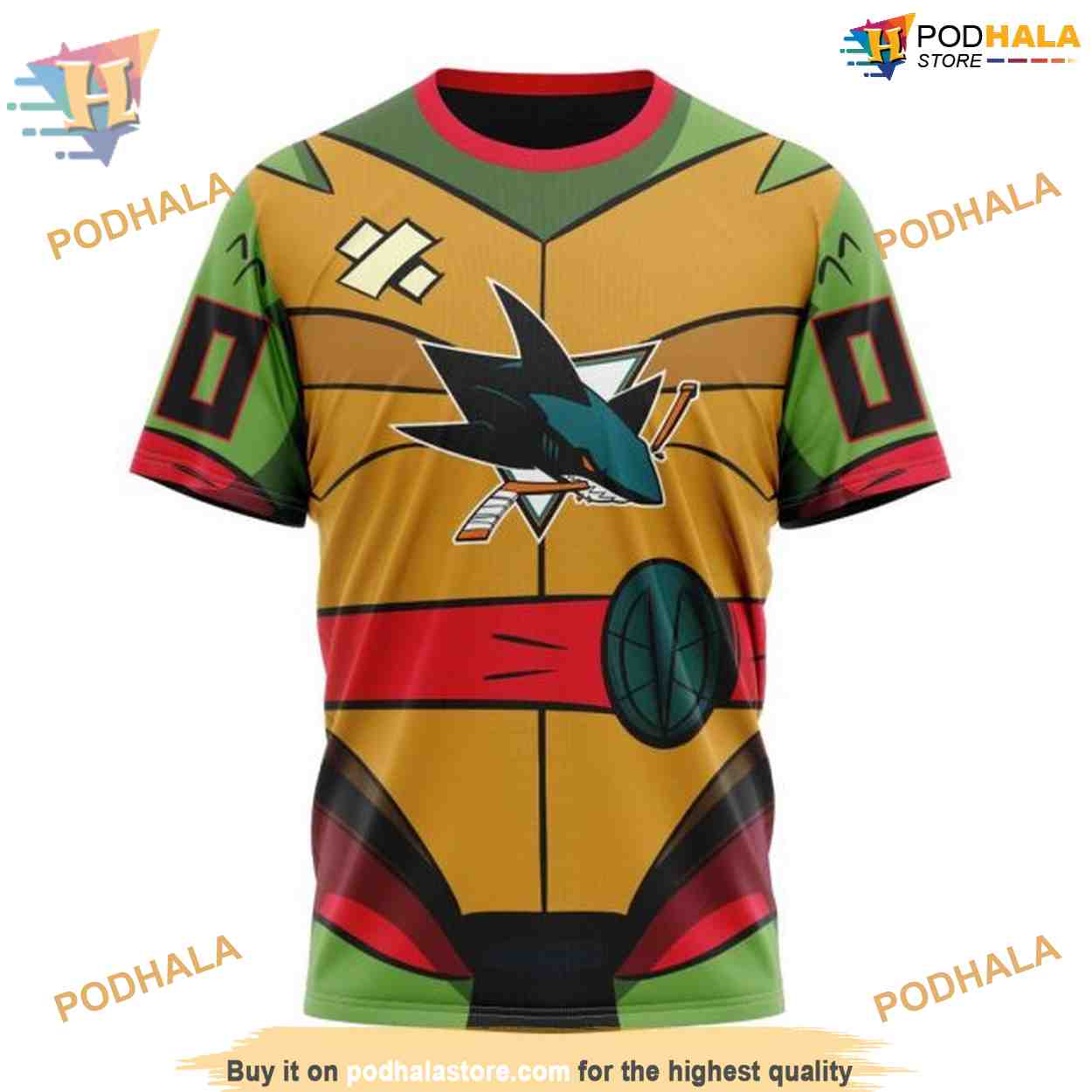 Custom NHL San Jose Sharks Hoodie 3D, Teenage Mutant Ninja Turtles Design Shirt Custom NHL San Jose Sharks Hoodie 3D, Teenage Mutant Ninja Turtles Design Shirt