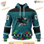 Custom Nhl San Jose Sharks Hoodie 3d Unisex Hockey Fights Against Autism Shirt 1.jpg - demo10