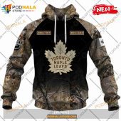 Custom Nhl Toronto Maple Leafs Hunting Camouflage Design Sweatshirt Hoodie 3d 2.jpg - demo10