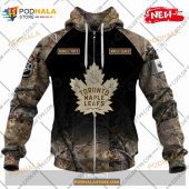 Custom Nhl Toronto Maple Leafs Hunting Camouflage Design Sweatshirt Hoodie 3d 5.jpg - demo10