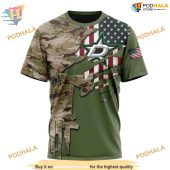 Custom Name And Number Camo Skull Design Nhl Dallas Stars Hoodie 3d 3.jpg - demo10
