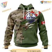 Custom Name And Number Camo Skull Design Nhl Edmonton Oilers Hoodie 3d 1.jpg - demo10
