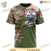 Custom Name And Number Camo Skull Design Nhl Edmonton Oilers Hoodie 3d 3.jpg - demo10