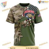 Custom Name And Number Camo Skull Design Nhl Florida Panthers Hoodie 3d 3.jpg - demo10