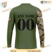 Custom Name And Number Camo Skull Design Nhl Los Angeles Kings Hoodie 3d 4.jpg - demo10