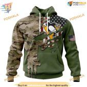 Custom Name And Number Camo Skull Design Nhl Pittsburgh Penguins Hoodie 3d 1.jpg - demo10