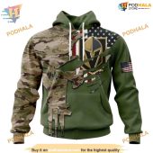 Custom Name And Number Camo Skull Design Nhl Vegas Golden Knights Hoodie 3d 1.jpg - demo10